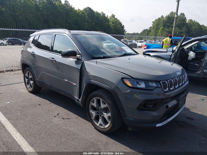 2022 Jeep Compass Limited 4X4 VIN: 3C4NJDCB1NT113408 Lot: 45612490