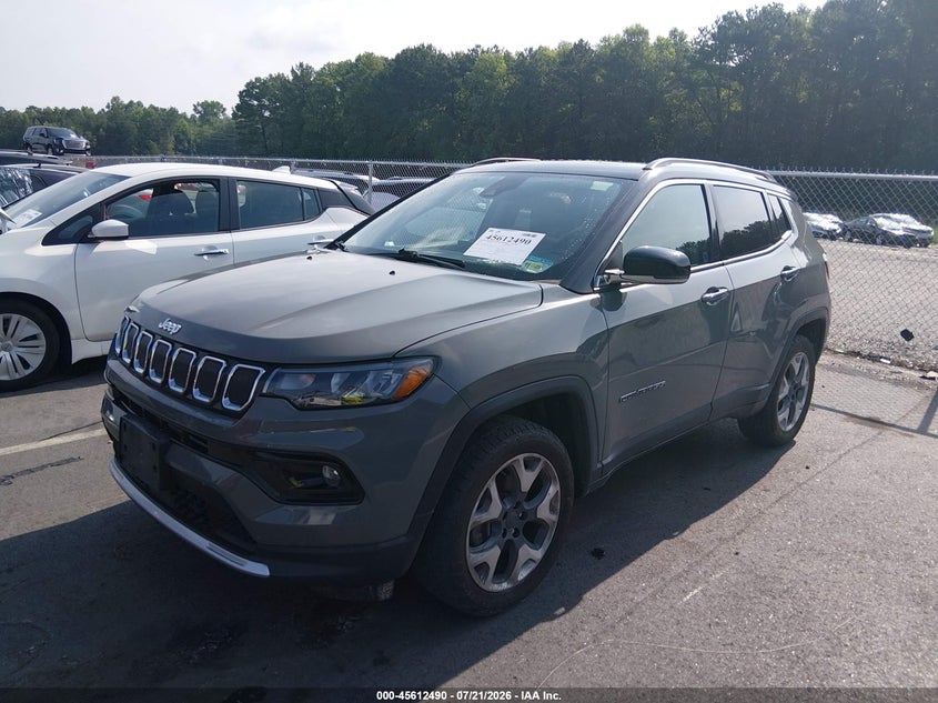 2022 Jeep Compass Limited 4X4 VIN: 3C4NJDCB1NT113408 Lot: 45612490