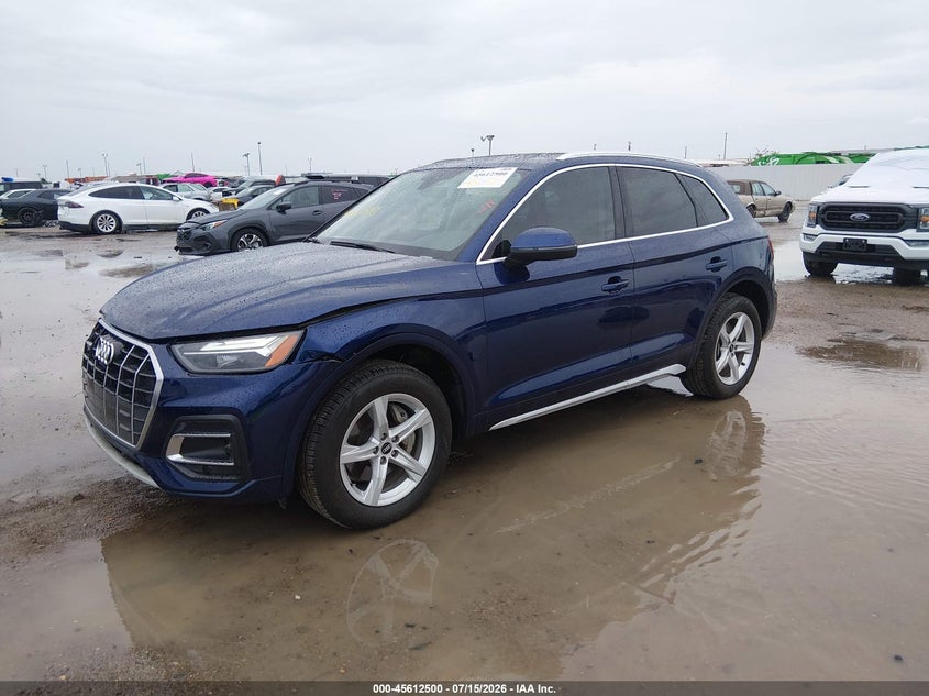 Vin: wa1aaafy4m2110879, lot: 46110950, audi q5 premium 45 tfsi quattro s tronic 20212