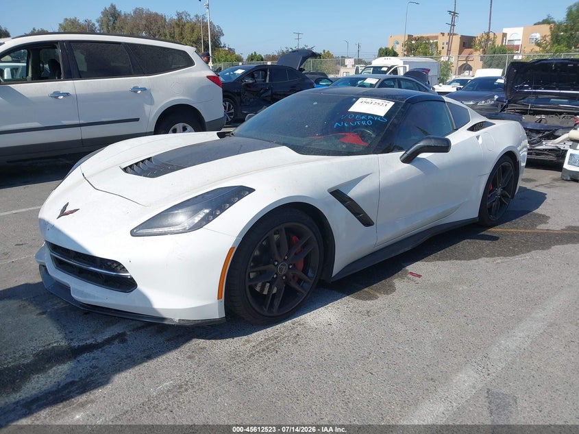 Vin: 1g1yl2d73e5116437, lot: 46110973, chevrolet corvette stingray z51 20142