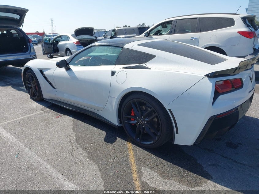 Vin: 1g1yl2d73e5116437, lot: 46110973, chevrolet corvette stingray z51 20143
