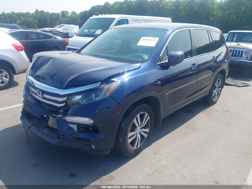 Vin: 5fnyf5h5xjb014490, lot: 46110982, honda pilot ex-l 20182