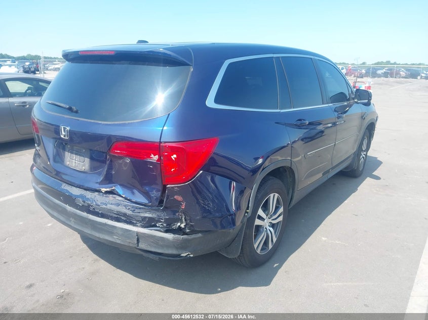Vin: 5fnyf5h5xjb014490, lot: 46110982, honda pilot ex-l 20184