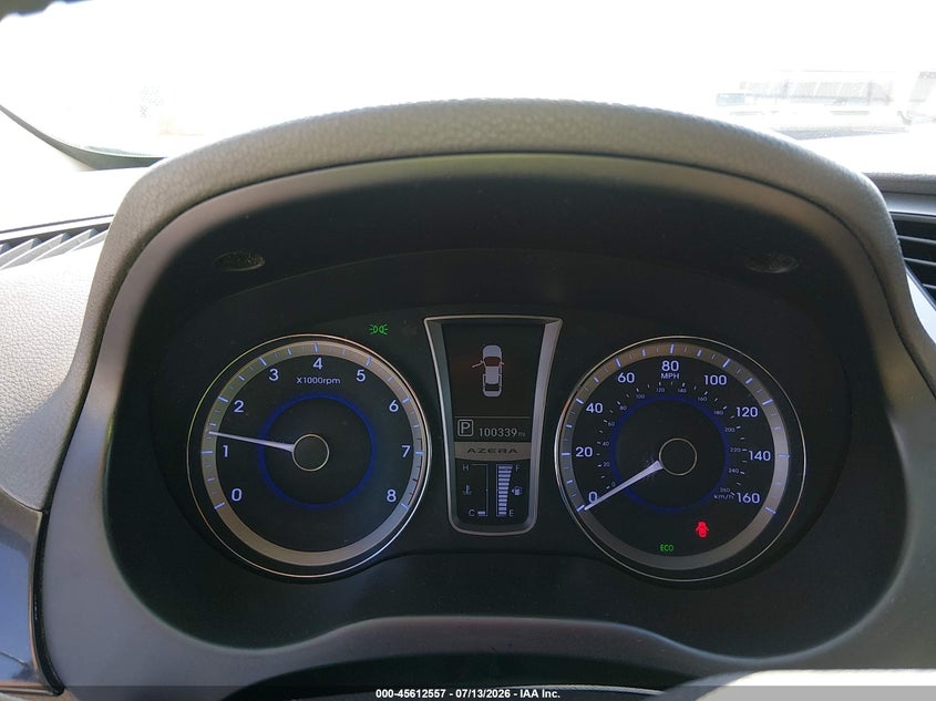 2013 Hyundai Azera VIN: KMHFH4JG3DA330555 Lot: 45612557