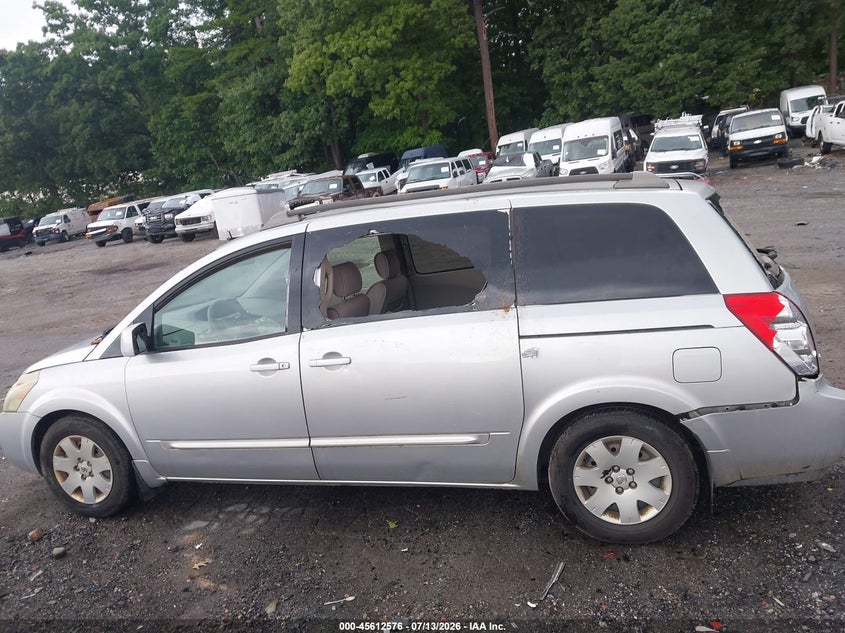2004 Nissan Quest 3.5 S VIN: 5N1BV28U64N369866 Lot: 45612576