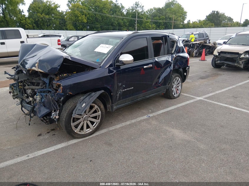 Vin: 1c4njdebxgd585757, lot: 46111033, jeep compass latitude 20162
