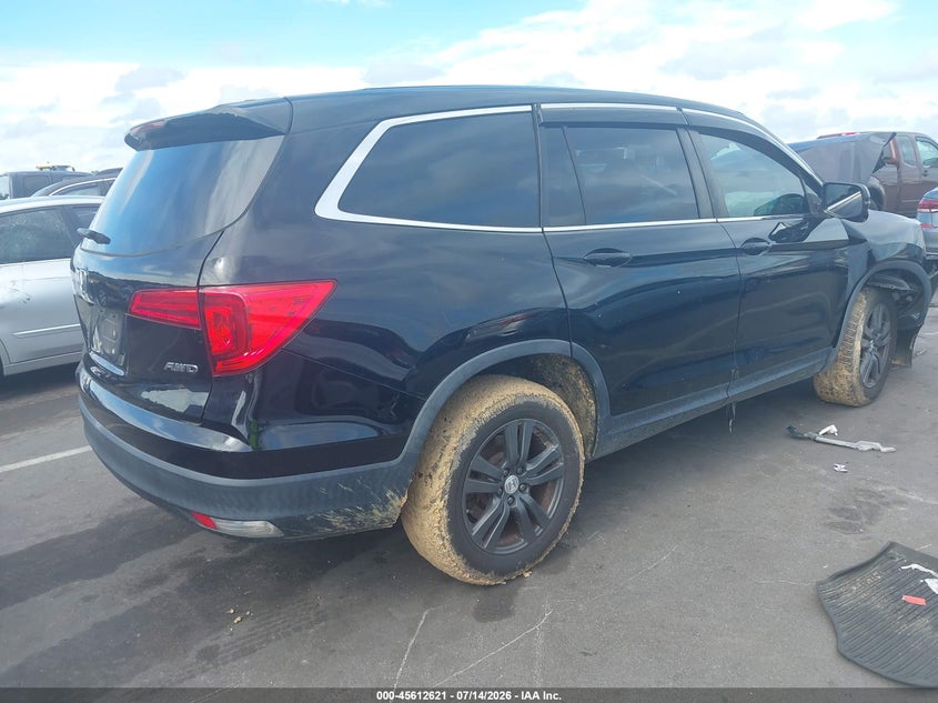 Vin: 5fnyf6h59hb081081, lot: 46111071, honda pilot ex-l 20174