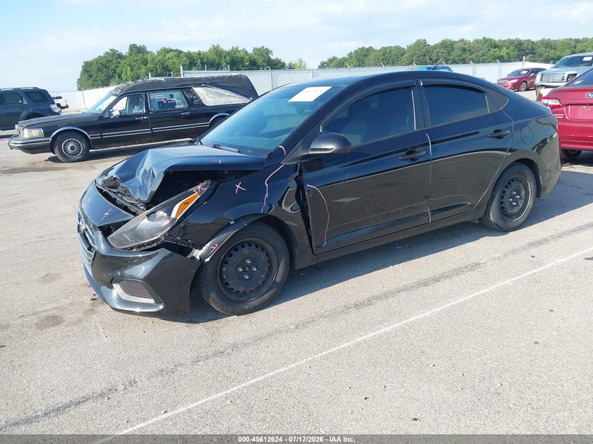 Vin: 3kpc24a61me134160, lot: 46111074, hyundai accent se 20212