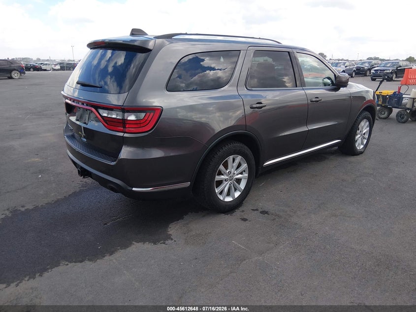 Vin: 1c4rdjag4ec296000, lot: 46111098, dodge durango sxt 20144