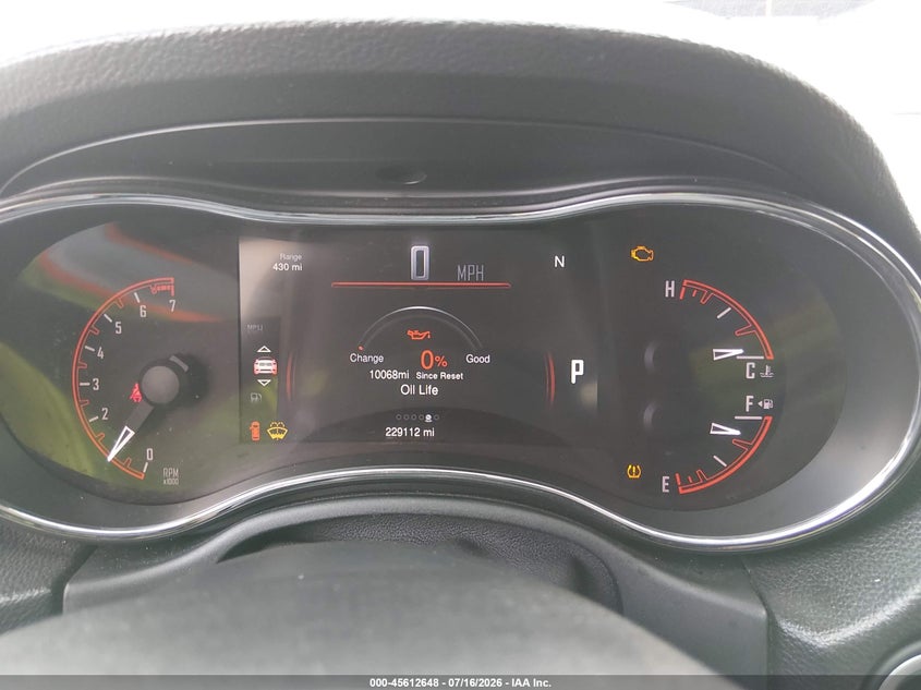 2014 Dodge Durango Sxt VIN: 1C4RDJAG4EC296000 Lot: 45612648