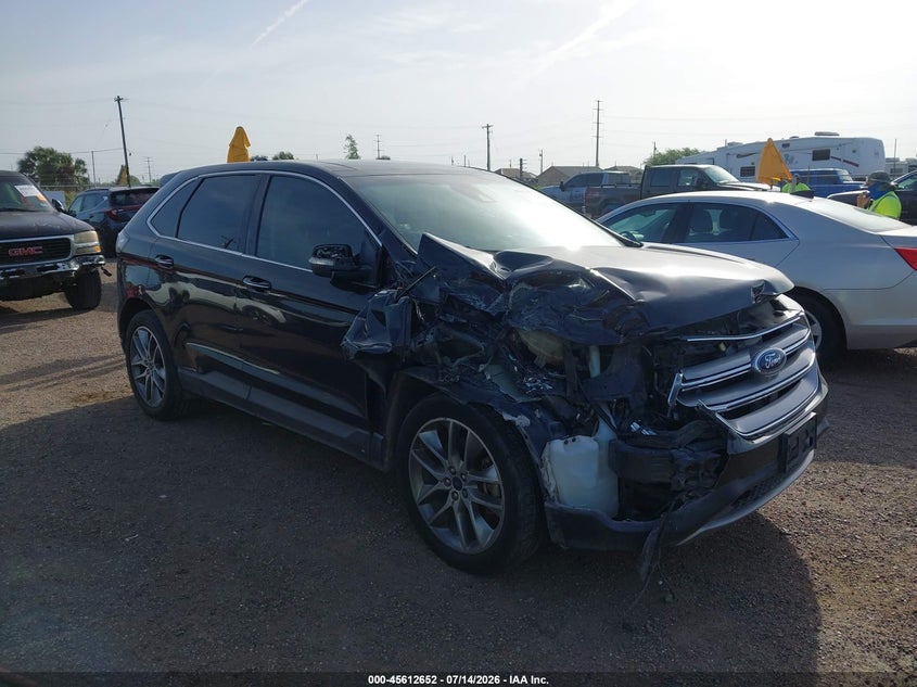 Vin: 2fmpk3k89fbc26182, lot: 46111102, ford edge titanium 2015 img_1