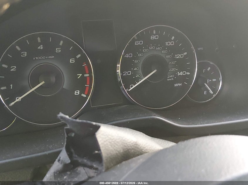 2010 SUBARU OUTBACK auction photo 7