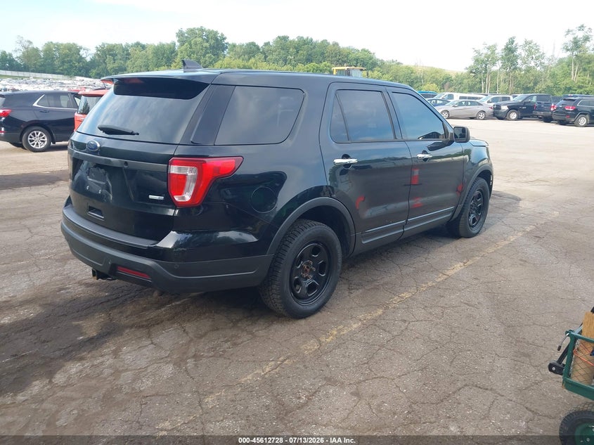 Vin: 1fm5k8ar0jgb93170, lot: 46111179, ford police interceptor utility 20184