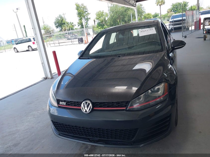 2016 Volkswagen Golf Gti Se 4-Door VIN: 3VW5T7AUXGM042073 Lot: 45612742