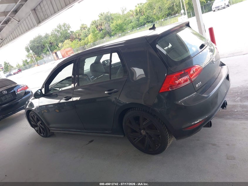 2016 Volkswagen Golf Gti Se 4-Door VIN: 3VW5T7AUXGM042073 Lot: 45612742