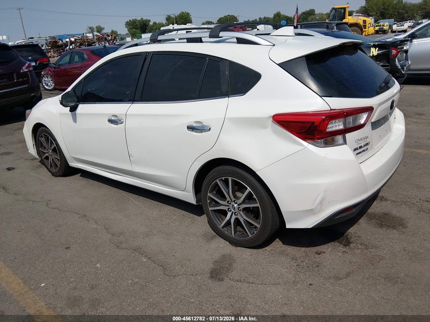 Vin: 4s3gtan67h3741393, lot: 46111232, subaru impreza 2.0i limited 20173