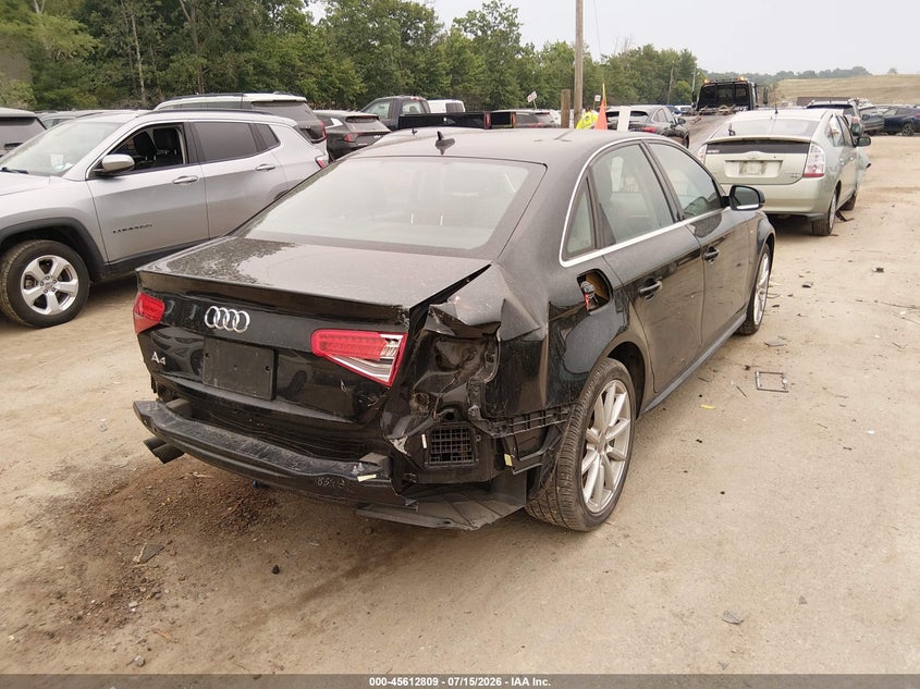 Vin: wauefafl3en007415, lot: 46111259, audi a4 2.0t premium 20144