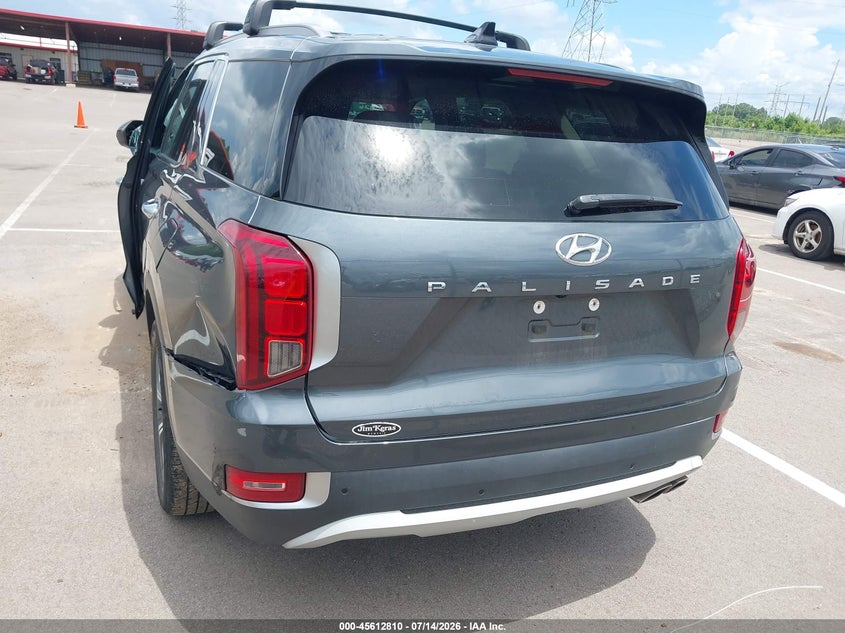 2022 Hyundai Palisade Sel VIN: KM8R44HE7NU418666 Lot: 45612810