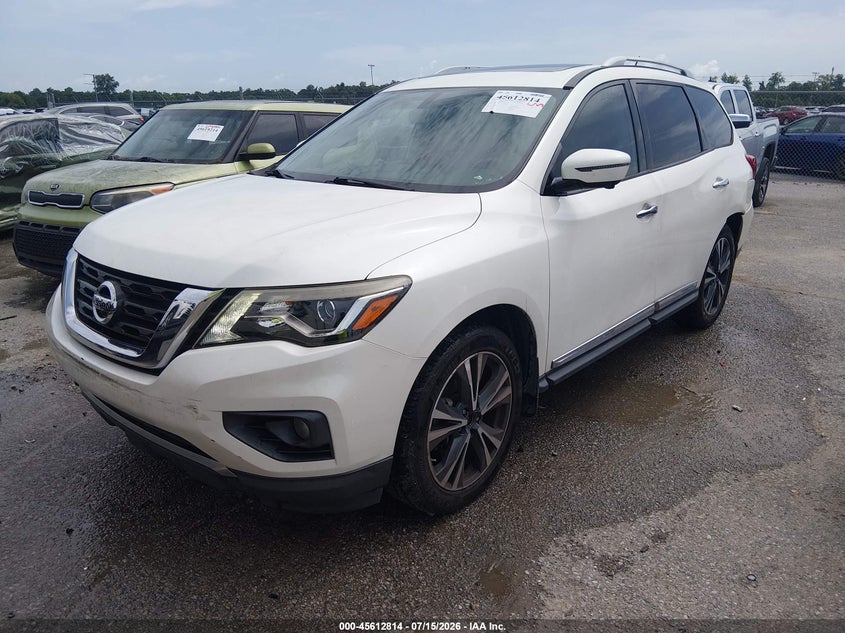 Vin: 5n1dr2mm6hc912511, lot: 46111264, nissan pathfinder platinum 20172