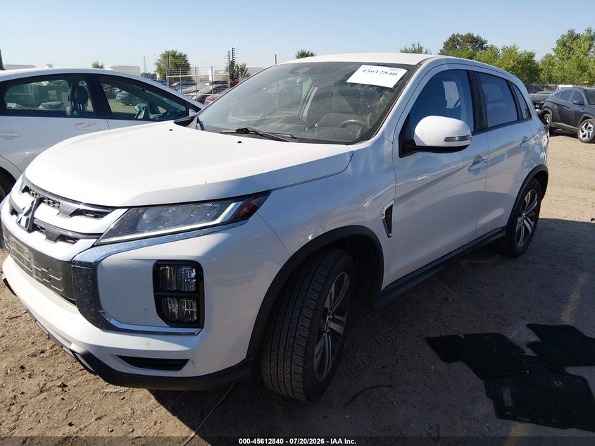 Vin: ja4ar3au8lu008156, lot: 46111290, mitsubishi outlander sport 2.0 se awc 20202