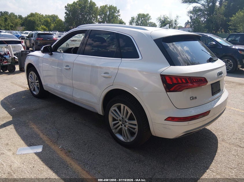 Vin: wa1bnafyxj2022505, lot: 46111305, audi q5 2.0t premium/2.0t tech premium 20183