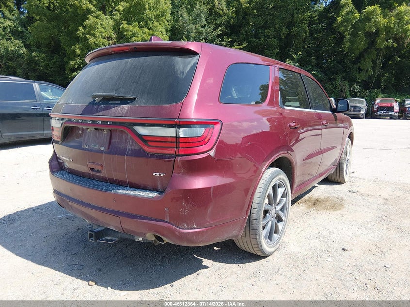 Vin: 1c4rdjdg9hc917764, lot: 46111314, dodge durango gt awd 20174