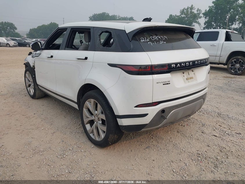 Vin: salzp2fx4lh061322, lot: 46111340, land rover range rover evoque se 20203