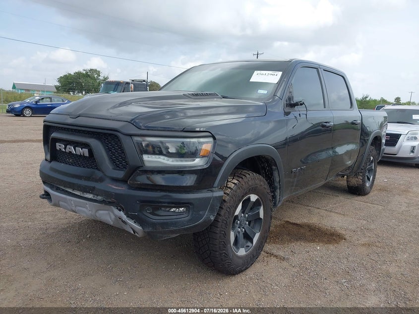 Vin: 1c6srflt7nn203962, lot: 46111354, ram 1500 rebel  4x4 5'7 box 20222