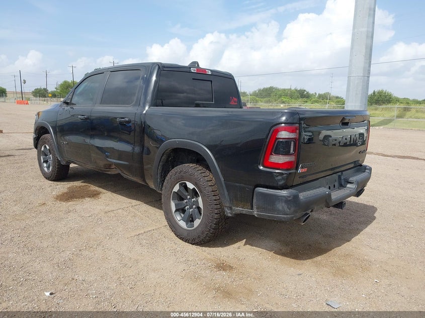 Vin: 1c6srflt7nn203962, lot: 46111354, ram 1500 rebel  4x4 5'7 box 20223