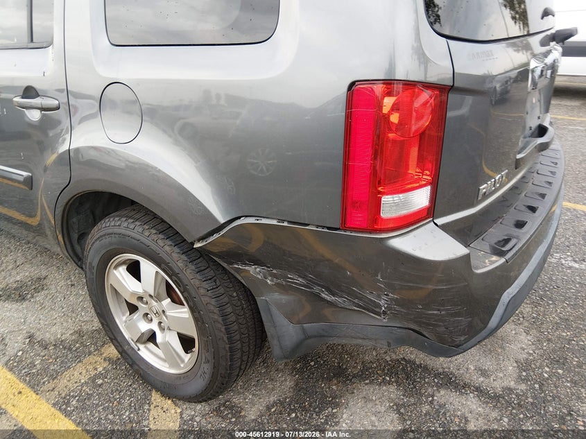 2011 Honda Pilot Ex-L VIN: 5FNYF3H54BB009078 Lot: 45612919