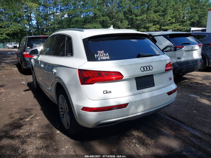 Vin: wa1bnafy1j2248321, lot: 46111386, audi q5 2.0t premium/2.0t tech premium 20183