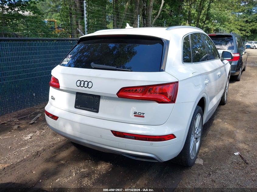 Vin: wa1bnafy1j2248321, lot: 46111386, audi q5 2.0t premium/2.0t tech premium 20184