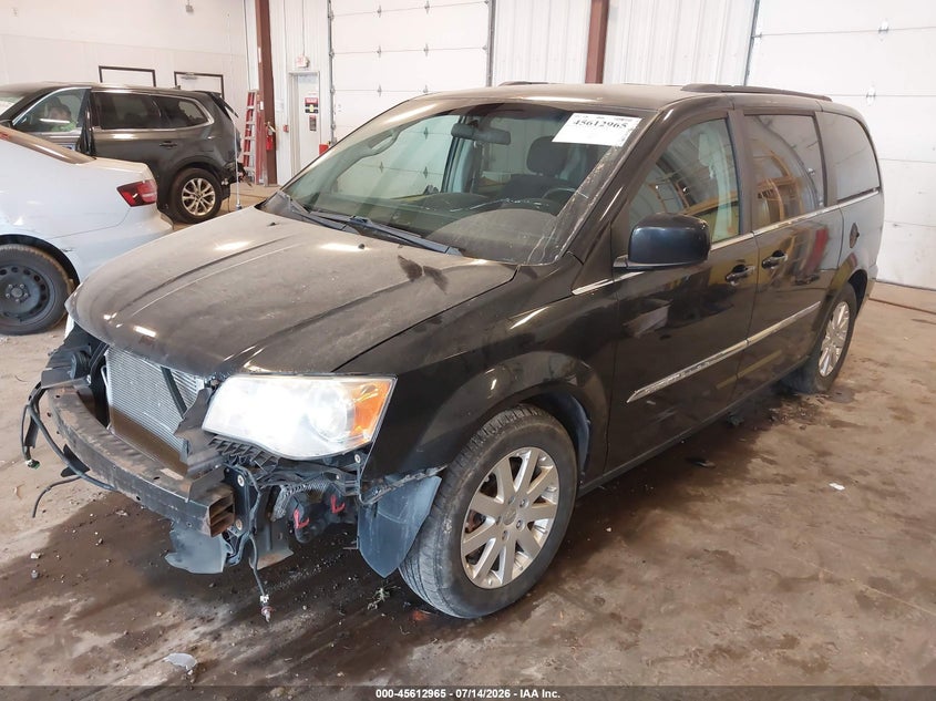 Vin: 2c4rc1bg9er115076, lot: 46111415, chrysler town & country touring 20142