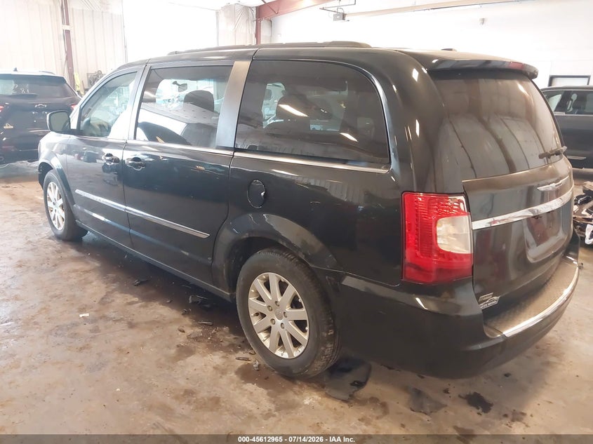 Vin: 2c4rc1bg9er115076, lot: 46111415, chrysler town & country touring 20143