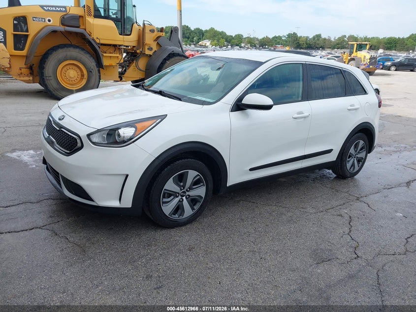 Vin: kndcb3lc7j5158256, lot: 46111416, kia niro fe 20182