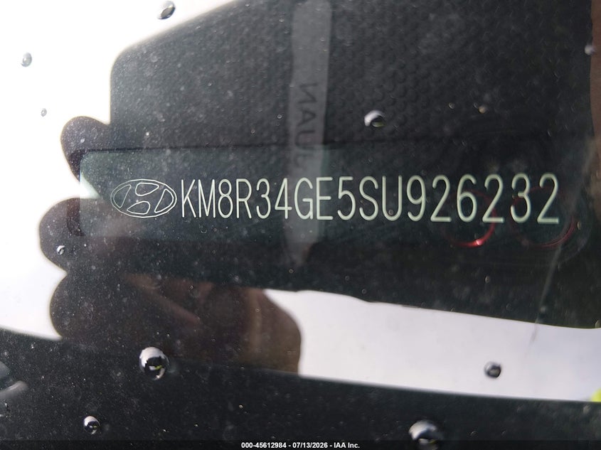 2025 Hyundai Palisade Xrt VIN: KM8R34GE5SU926232 Lot: 45612984