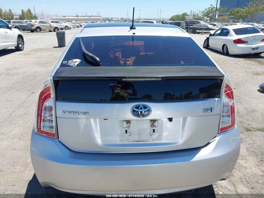 2013 Toyota Prius Four VIN: JTDKN3DU5D1684875 Lot: 45613026