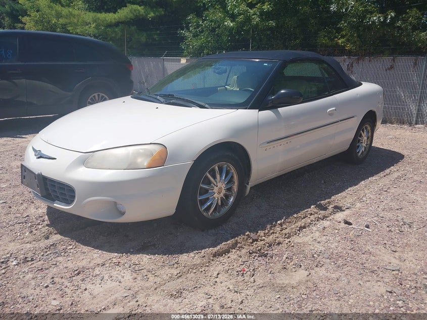 1C3EL65U71N704989 2001 Chrysler Sebring Limited photo 1