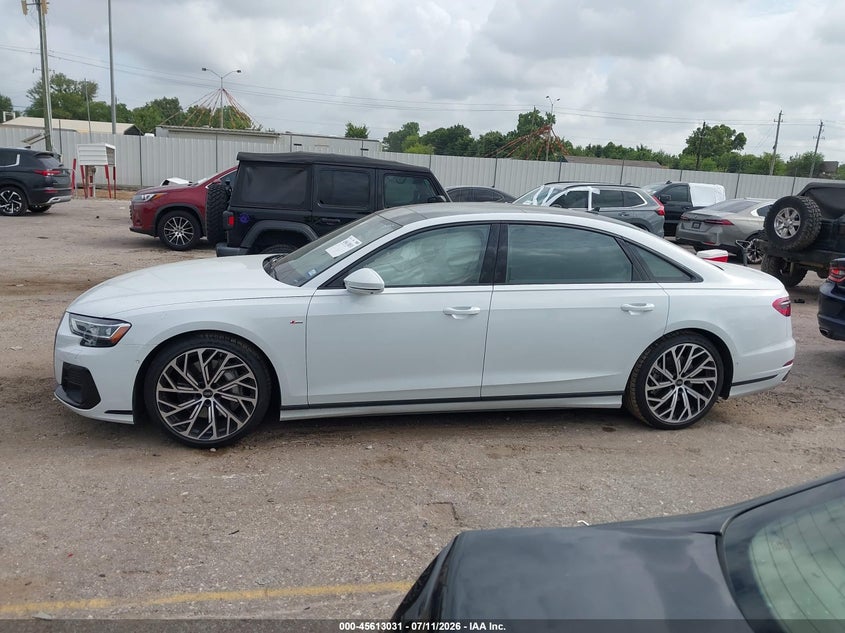 2023 Audi A8 L 55 Tfsi Quattro Tiptronic VIN: WAULDAF84PN009881 Lot: 45613031