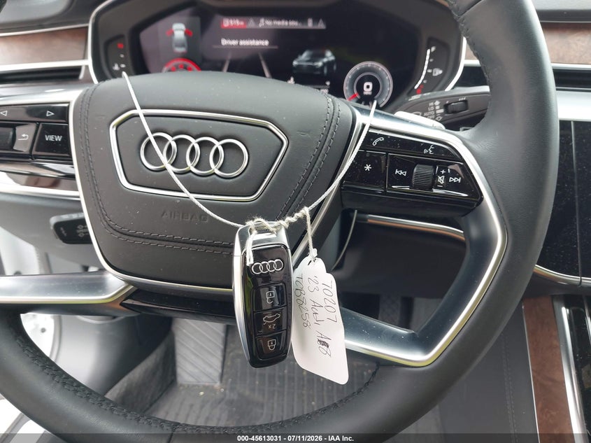 2023 Audi A8 L 55 Tfsi Quattro Tiptronic VIN: WAULDAF84PN009881 Lot: 45613031