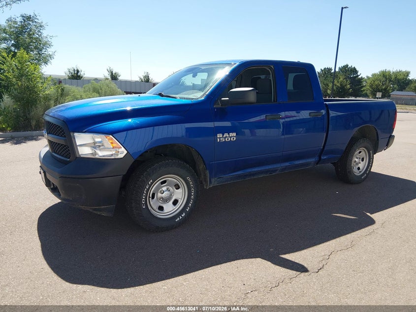 Vin: 1c6rr7fg8hs616501, lot: 46111491, ram 1500 tradesman quad cab 4x4 6'4 box 20172