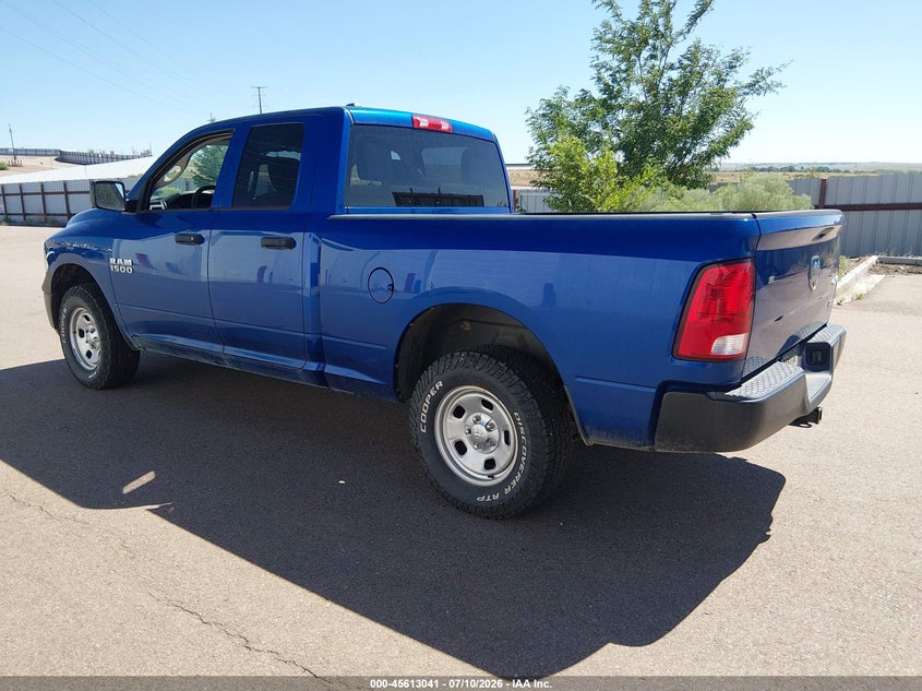 Vin: 1c6rr7fg8hs616501, lot: 46111491, ram 1500 tradesman quad cab 4x4 6'4 box 20173