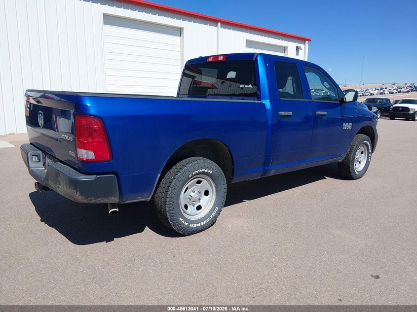 Vin: 1c6rr7fg8hs616501, lot: 46111491, ram 1500 tradesman quad cab 4x4 6'4 box 20174