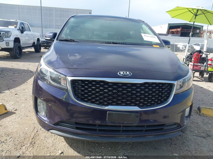 2018 Kia Sedona Sx VIN: KNDMC5C17J6376509 Lot: 45613049