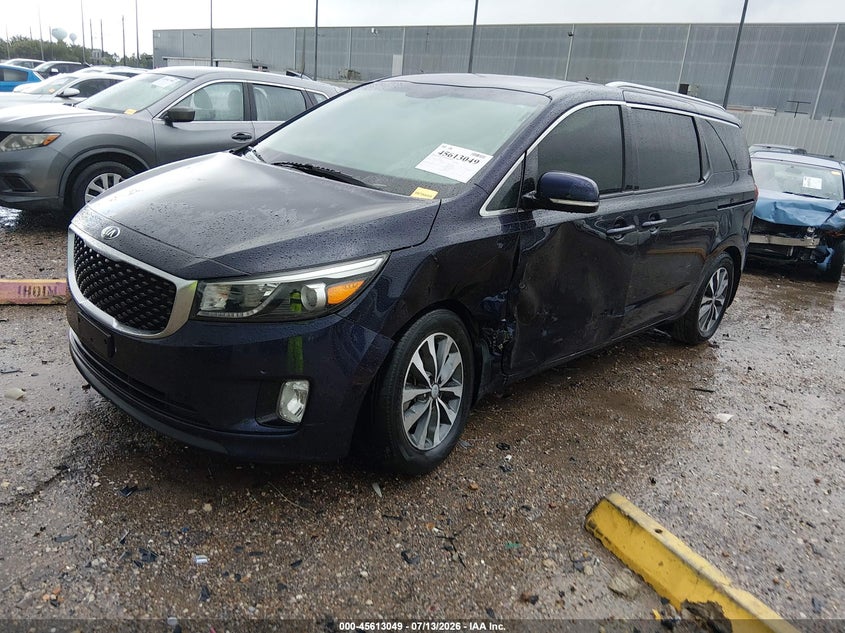 Vin: kndmc5c17j6376509, lot: 46111499, kia sedona sx 20182