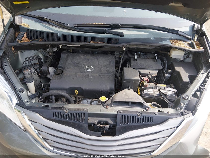 2013 Toyota Sienna Xle V6 8 Passenger VIN: 5TDYK3DCXDS402341 Lot: 45613068