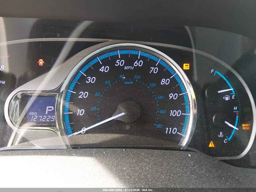 2013 Toyota Sienna Xle V6 8 Passenger VIN: 5TDYK3DCXDS402341 Lot: 45613068