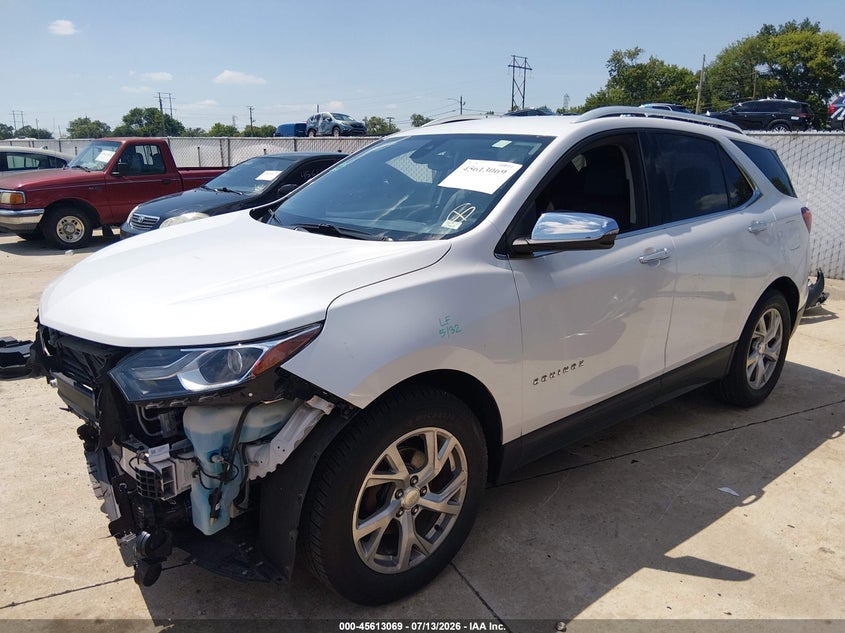 2018 Chevrolet Equinox, Удар спереду, IAAI, VIN 2GNAXVEV3J6307504 — фото 2