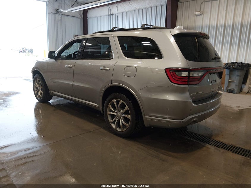 Vin: 1c4rdjeg5jc414866, lot: 46111571, dodge durango citadel anodized platinum awd 20183
