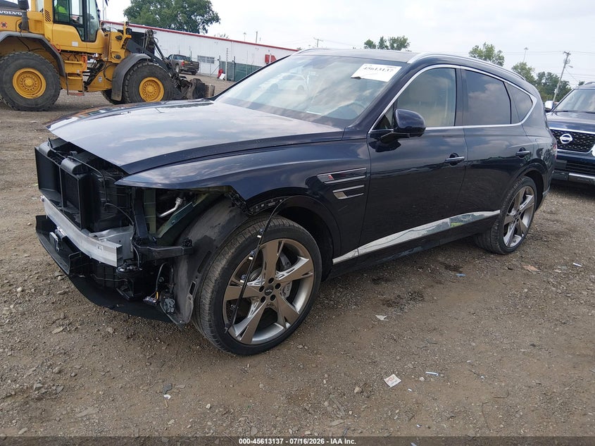 Vin: kmuhcesc4ru183677, lot: 46111587, genesis gv80 3.5t awd 20242